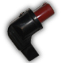 2 pin rubber angled